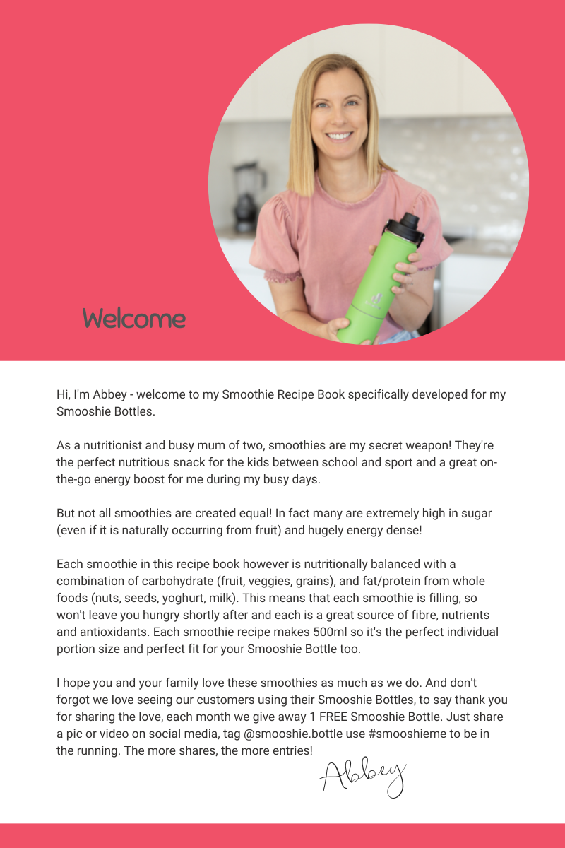 Nutritionally Balanced Smoothies - Recipe Ebook